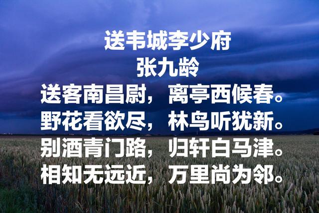 张九龄：开元盛世最后名相，诗被杜甫称赞，他这诗你读过吗？