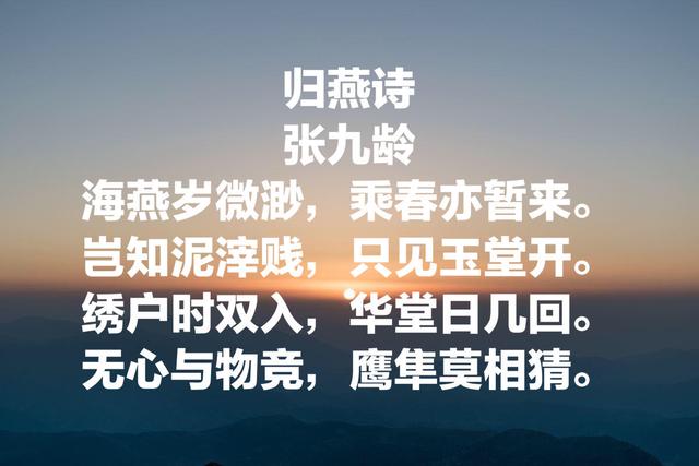 张九龄：开元盛世最后名相，诗被杜甫称赞，他这诗你读过吗？