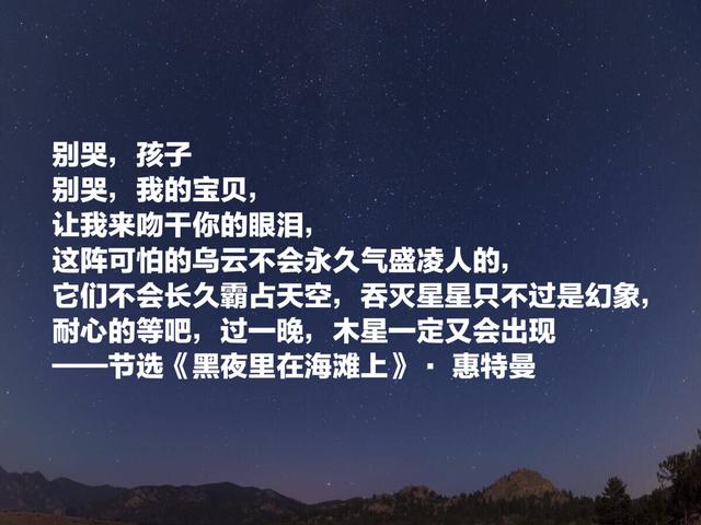 欣赏惠特曼这八首经典诗歌，每个字都饱含力量与热情，必读精品