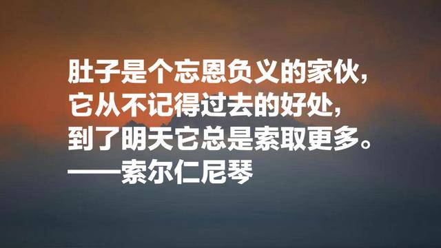 俄罗斯作家索尔仁尼琴名言，句句正义感十足，值得细细品读