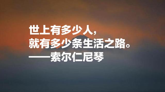 俄罗斯作家索尔仁尼琴名言，句句正义感十足，值得细细品读