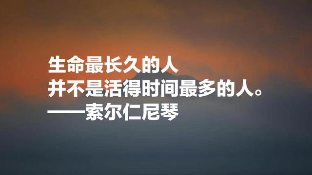 俄罗斯作家索尔仁尼琴名言，句句正义感十足，值得细细品读