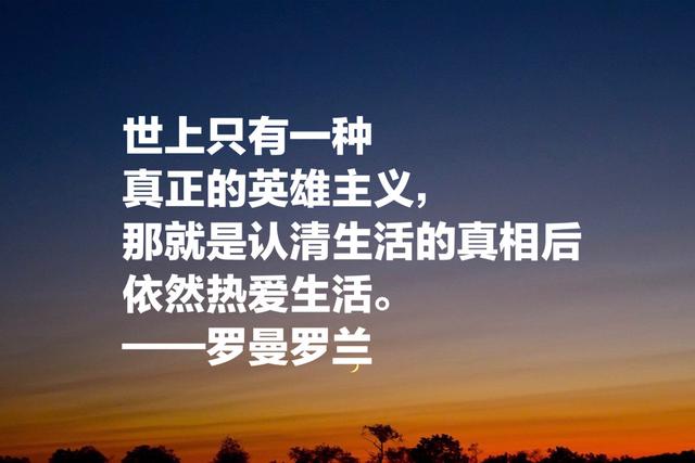 诺贝尔文学奖得主，罗曼·罗兰格言，象征自由，充满音乐之美