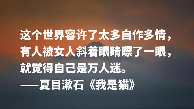 日本文学巨匠夏目漱石，代表作《我是猫》摘抄，句句轻快洒脱