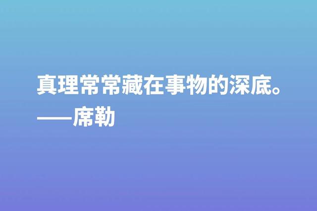 他是德国伟大诗人，创作出《欢乐颂》，在德国文学地位仅次于歌德