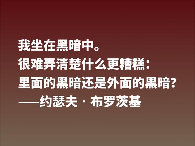 太精辟了！深悟诗人布罗斯基这格言，句句深入人心，值得借鉴