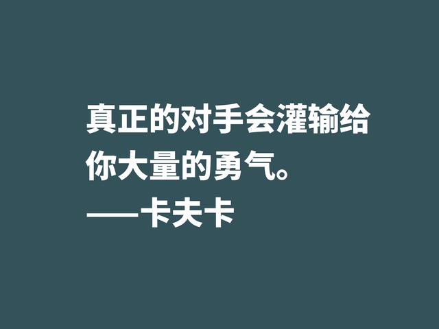 震惊世界文坛的大作家，欣赏卡夫卡格言，走进作家的精神世界