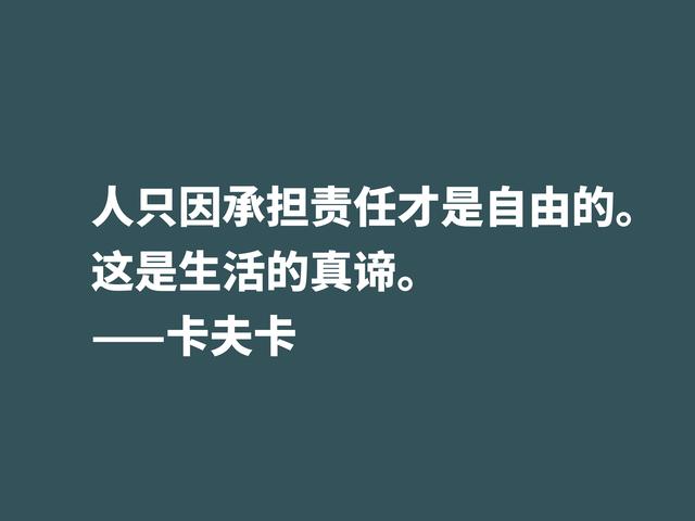 震惊世界文坛的大作家，欣赏卡夫卡格言，走进作家的精神世界