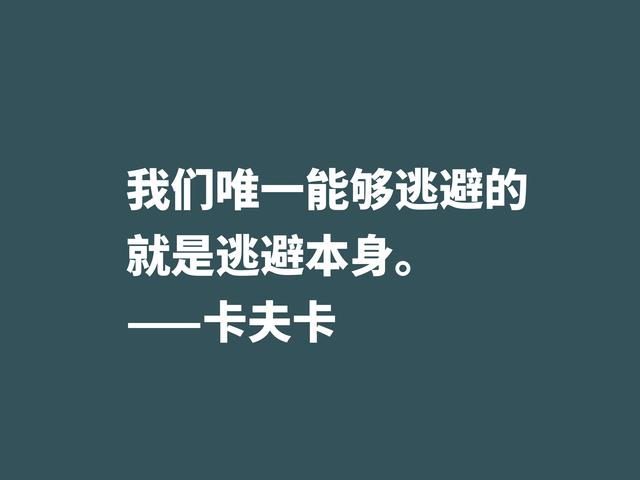 震惊世界文坛的大作家，欣赏卡夫卡格言，走进作家的精神世界