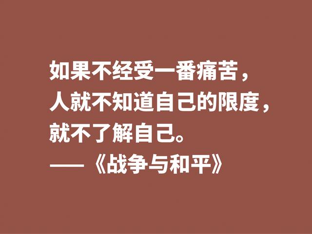 最应该读的书之一，《战争与和平》这格言，浓缩全书的精华