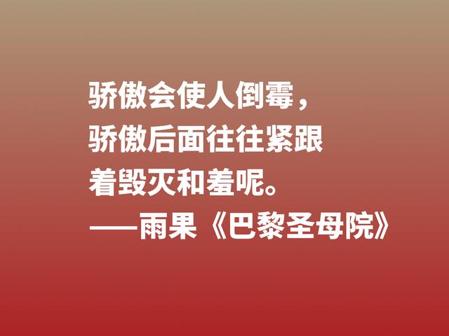 伟大的长篇小说，《巴黎圣母院》格言，告诉世人美与丑的内涵