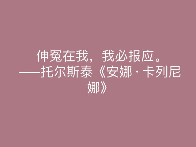 托尔斯泰的伟大作品，《安娜·卡列尼娜》格言，读懂深受启发