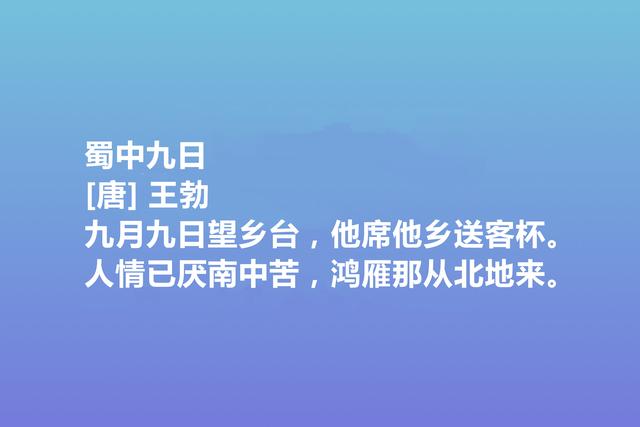 重阳节寄情，欣赏古诗词，体会古人之情怀，领悟民族伟大精神