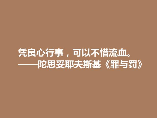 他是小说家，又是心理大师，代表作《罪与罚》格言，太深刻了