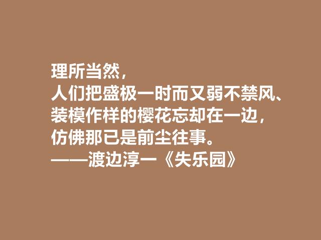 渡边淳一代表作，《失乐园》中格言，句句透彻，暗含人生真谛