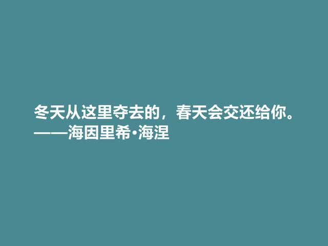 德国抒情诗人海涅佳话，思想深厚，爱情佳话尤其唯美