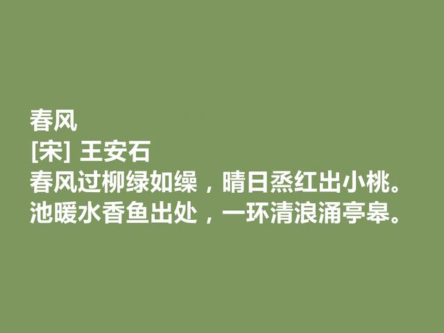 北宋大文学家，王安石这咏物诗，内涵深刻，意境深幽，转发了