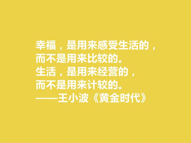 追忆王小波！小说《黄金时代》格言，凸显对人生与生命的追求