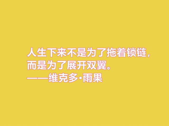 法国浪漫主义作家，雨果格言，充满人道主义精神，你喜欢吗？