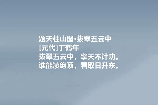 明朝高寿诗人，少数民族名家，他这诗极具个性，尽显悲情美感