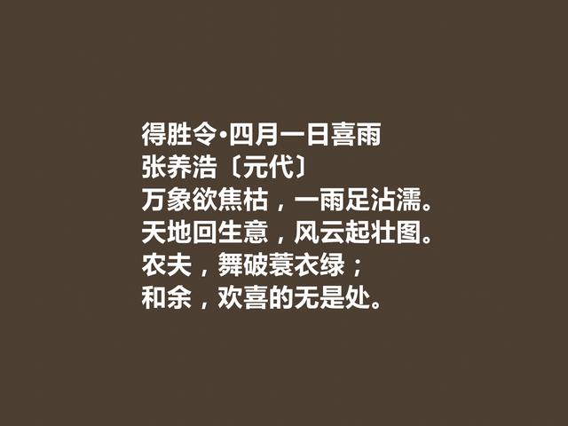 元朝名臣张养浩，诗歌备受冷落，他这诗，魅力无限，绝对佳作