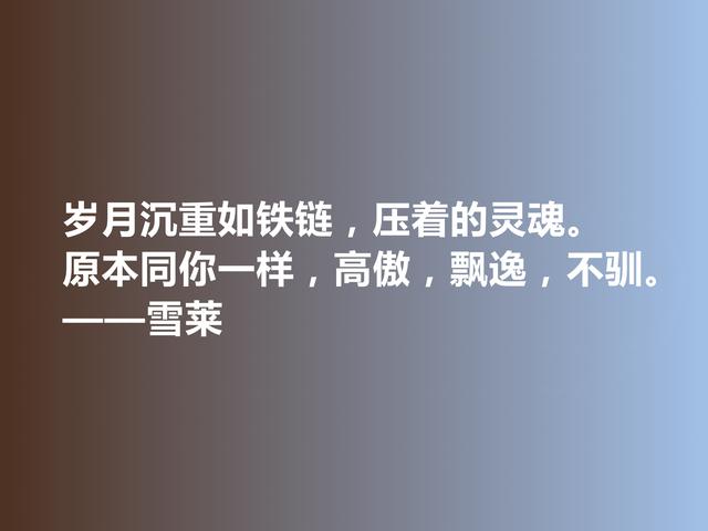 浪漫主义诗人代表，雪莱这诗，唯美又犀利，还极具警示的作用