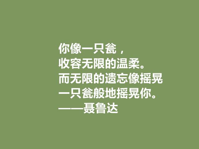 智利伟大诗人，聂鲁达这诗，激昂澎湃，直击人心，真让人痛快