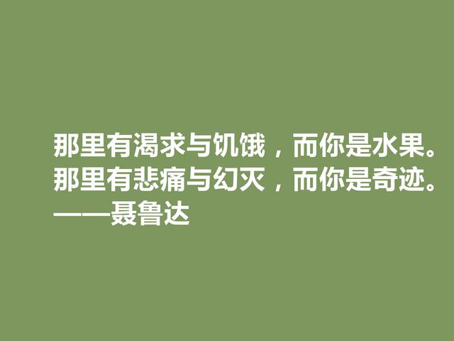 智利伟大诗人，聂鲁达这诗，激昂澎湃，直击人心，真让人痛快