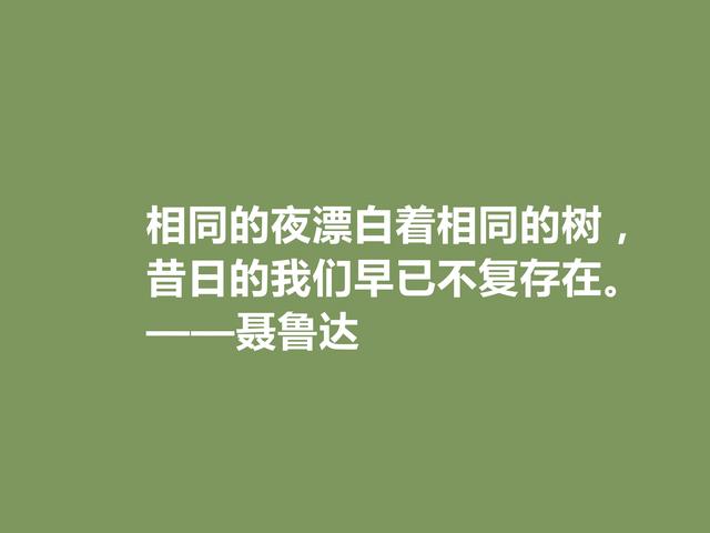 智利伟大诗人，聂鲁达这诗，激昂澎湃，直击人心，真让人痛快