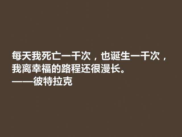 意大利著名诗人，文艺复兴第一人，彼特拉克诗，太回味无穷了