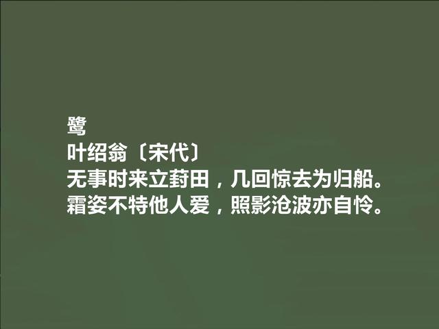 南宋江湖诗派代表，叶绍翁诗特色独特，江湖气浓烈，值得一读