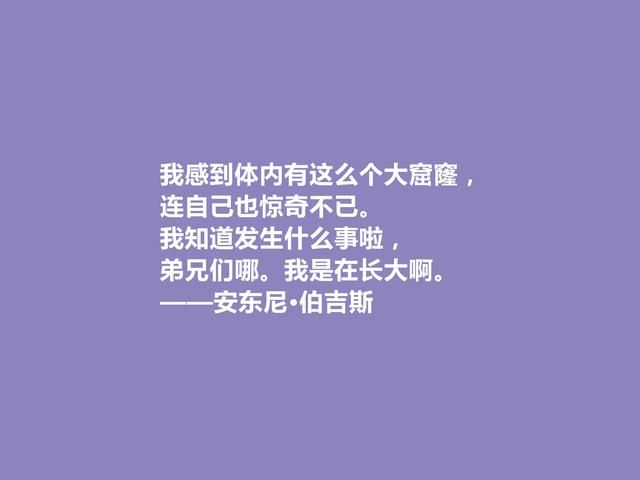 英国小说家，安东尼·伯吉斯格言，深邃宏阔，暗含人类大智慧