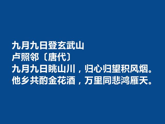 初唐四杰卢照邻，细品他这首诗，充满孤独痛苦之情，凸显骚怨精神