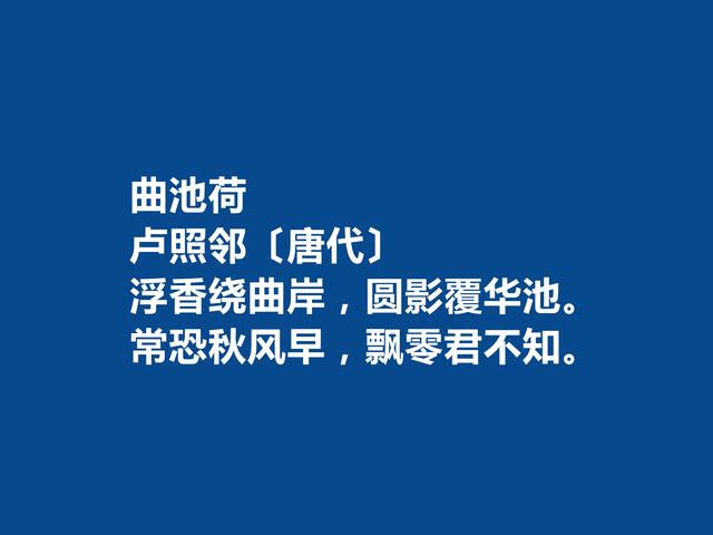 初唐四杰卢照邻，细品他这首诗，充满孤独痛苦之情，凸显骚怨精神