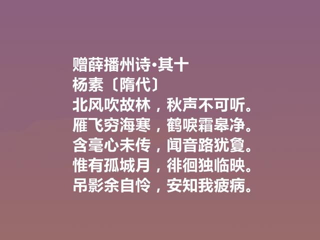 隋朝一代枭雄，杨素这诗，南北诗艺术融合，呈现雄沉雅健之风