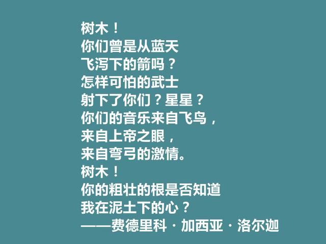 西班牙诗坛大师，洛尔迦十首诗，思考人类命运，内涵深刻，真透彻