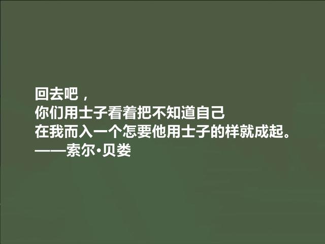 美国犹太裔作家，索尔·贝娄十句话，充满存在主义，细品深入人心