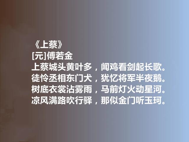 元朝诗坛名家，却被忽视，傅若金十首诗凸显真性情，教化功能强烈