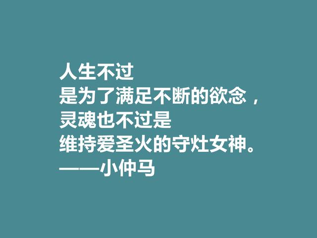 法国著名作家，小仲马十句格言，人道主义思想强烈，具有教化功能