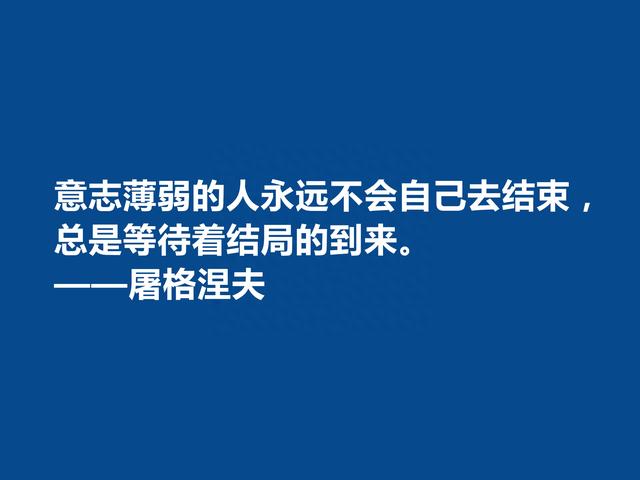 俄国语言大师，屠格涅夫十句格言，极具现实意义，又具备哲学意义