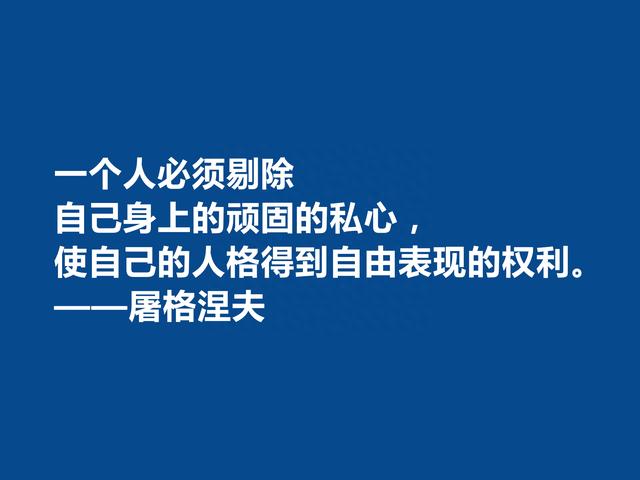 俄国语言大师，屠格涅夫十句格言，极具现实意义，又具备哲学意义