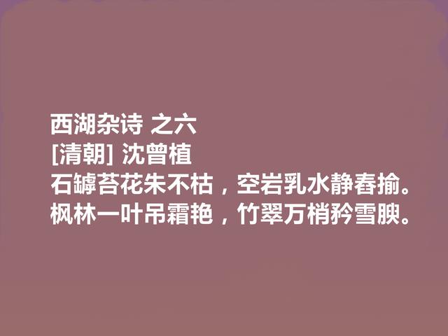 清末民初诗人，被奉为魁杰，沈曾植十首诗，充满真性情，值得细品