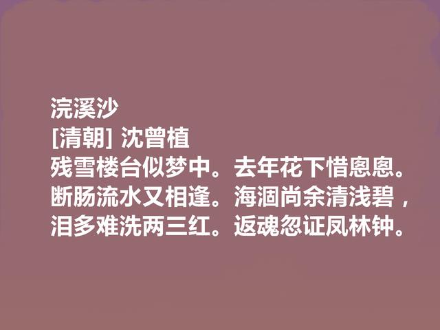 清末民初诗人，被奉为魁杰，沈曾植十首诗，充满真性情，值得细品